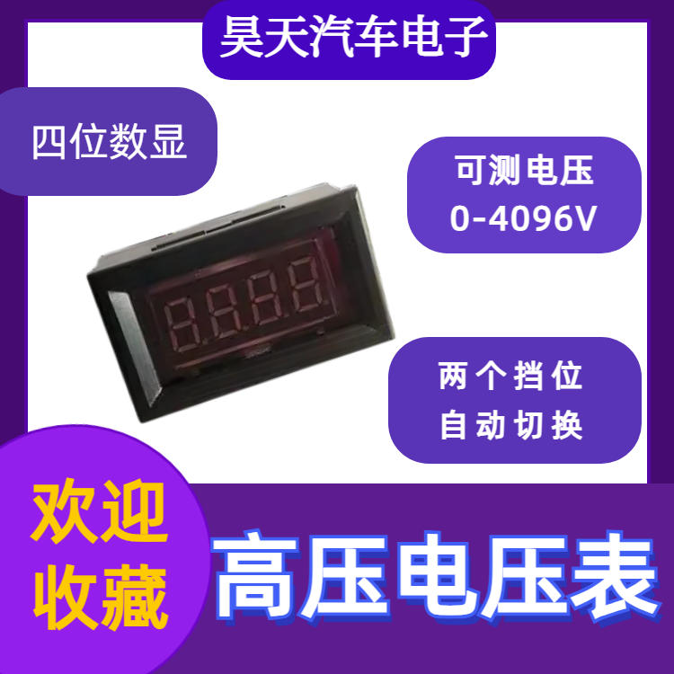 DC0-4096V1000V2000V3000V3800V高压电压表直流数显电压表双量程-封面