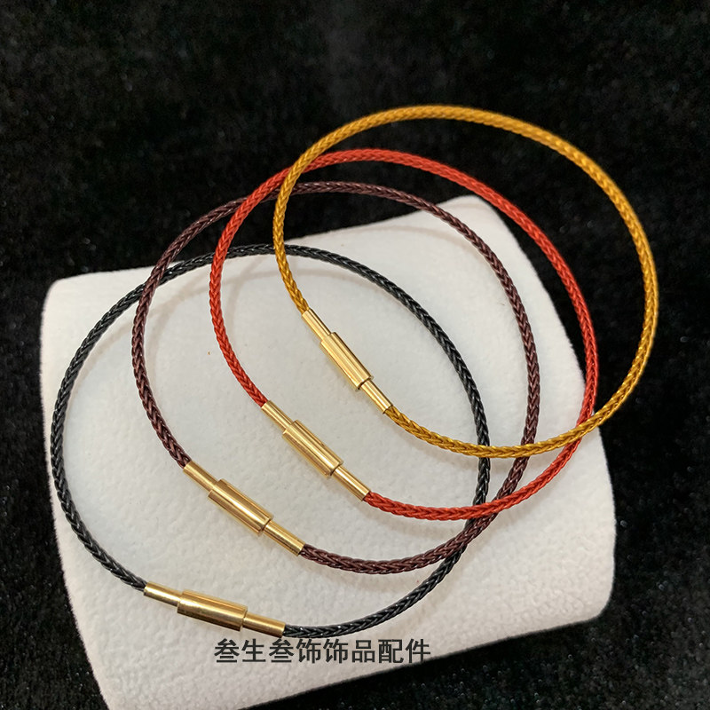 编织红绳防水钢丝绳细款手链