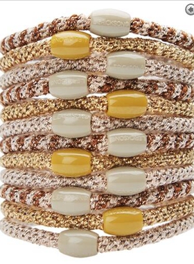 北京现货美国L.Erickson 手工弹力扎头高弹发圈 发绳8根装12根装