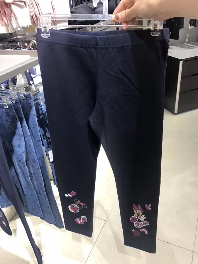 意大利外穿牛仔米奇秋冬打底裤