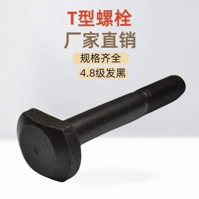 发黑碳钢gb37T型槽用螺丝