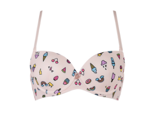 Sabina泰国可爱薄杯心形插片内衣