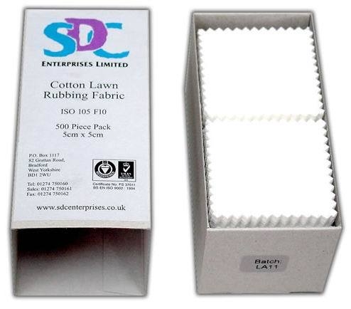 祈色 ISO SDC干湿摩擦布标准白棉布六种多纤维附布色牢度试验布DW