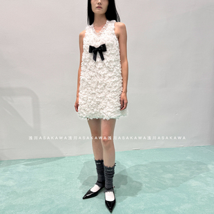 26SS春夏新款 饰心形连衣裙 荷叶边装 浅川买手店 SHUSHUTONG