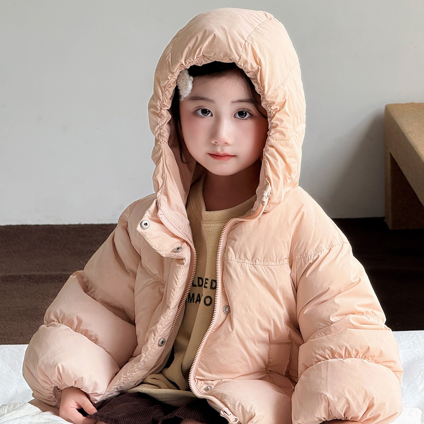 宝宝羽绒服中长款2026冬季新款女童羽绒服小童装加厚1-3-6岁5219