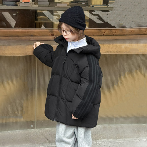 康衣儿男童羽绒服中长款2025冬季新款儿童羽绒服女童装加厚外套