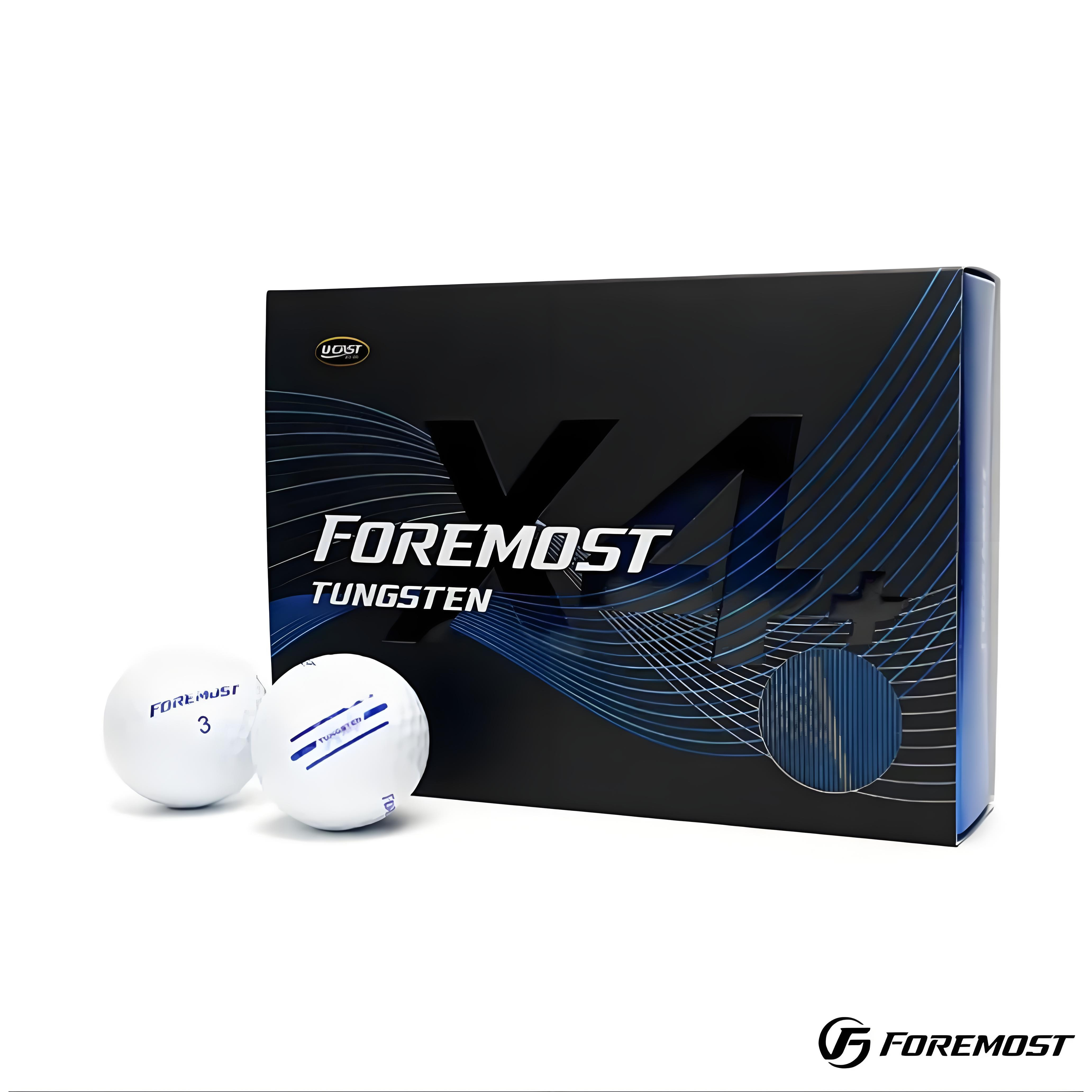 FOREMOST X4 PLUS钨钢高尔夫球 四层球 钨钢内芯+PU外层+366球窝
