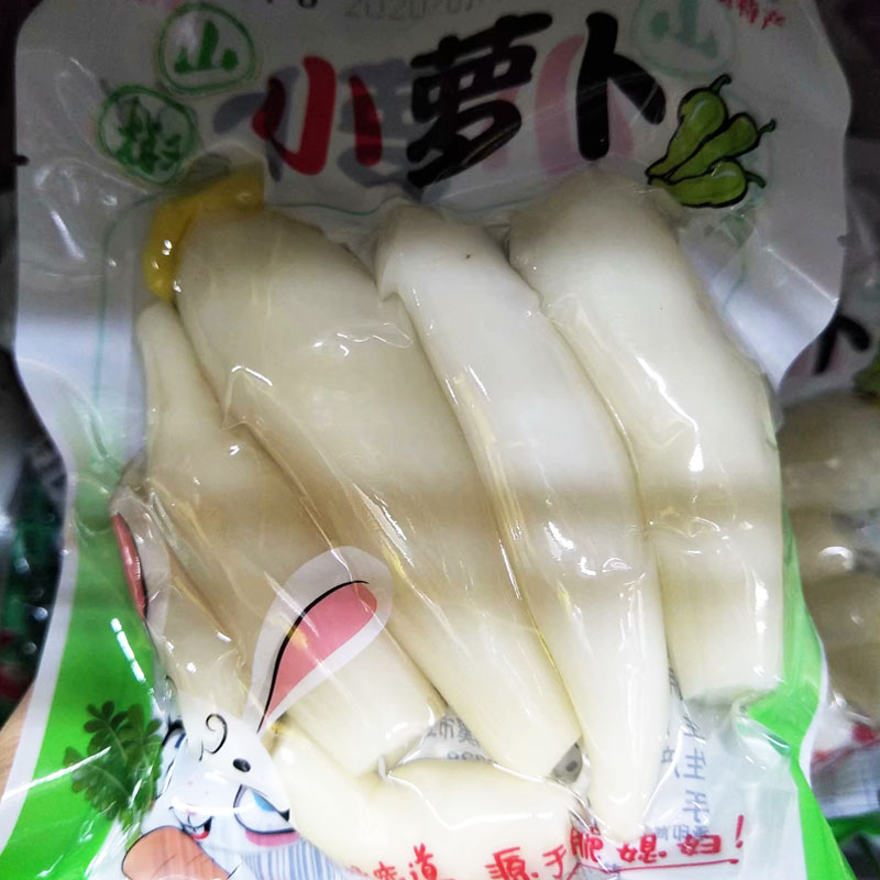 浙江温州特产美食山椒小萝卜120g下饭菜酸辣泡菜开胃零食小吃素食