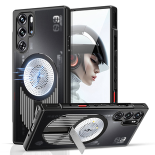 适用红魔10S Pro+/10Pro+散热手机壳TPU软边防摔保护壳个性红魔9sPro/11Pro+香薰手机套磁吸支架保护套创意男