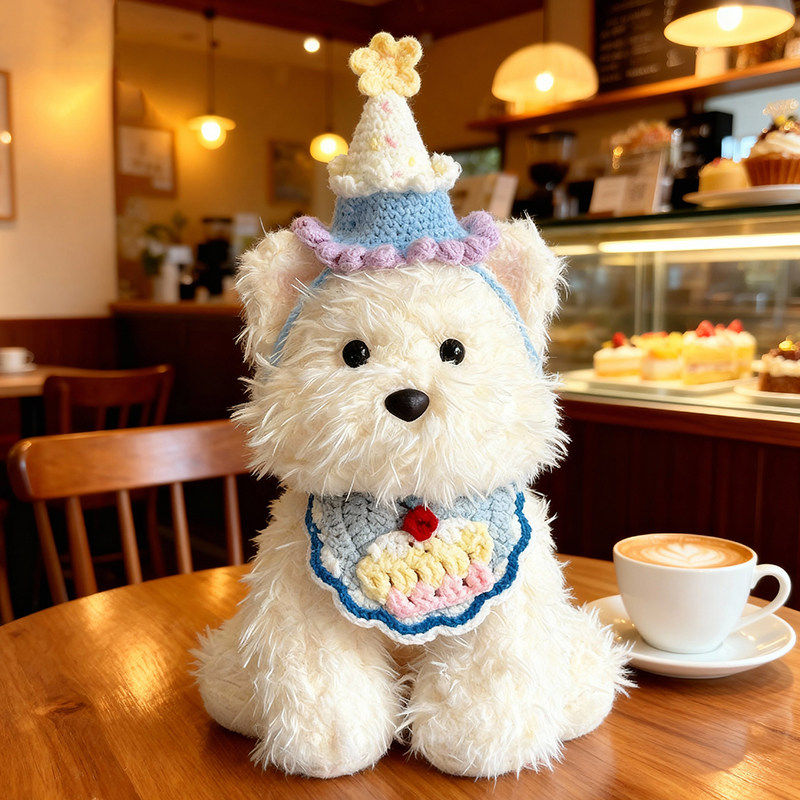 蔷薇之恋西高地狗毛绒玩具公仔小狗玩偶女生陪伴抱睡娃娃新年礼物,玩具/童车/益智/积木/模型,毛绒/玩偶/公仔/布艺类玩具,淘宝优惠券,粉丝福利购,淘宝优惠卷