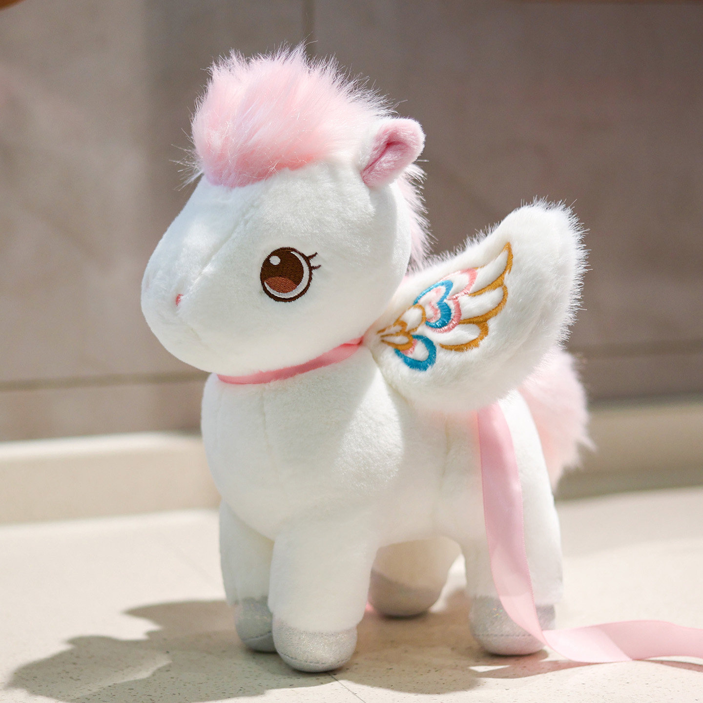 2026马年吉祥物公仔敦煌飞马卡通生肖小马玩偶毛绒玩具新年小礼品