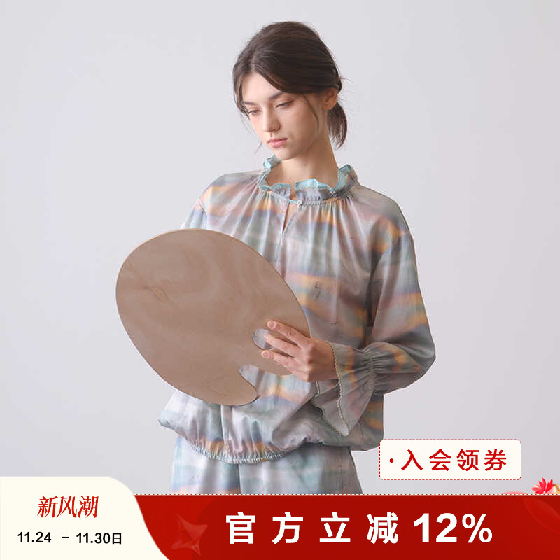 朵朵可可睡衣女纯棉甜美花边