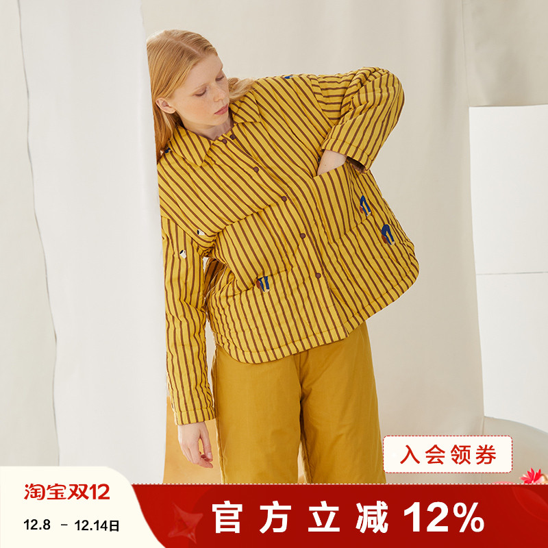 朵朵可可秋冬新款时尚夹棉睡衣