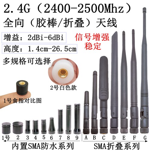 彬芯通2.4G胶棒天线信号增强