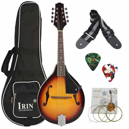 曼陀铃日落色八弦琴8弦吉他初学者入门曼德琳曼陀林mandolin