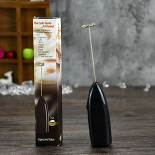 咖啡牛奶打泡器手持无线牛奶发泡器 家用迷你电动奶泡机打奶器花式