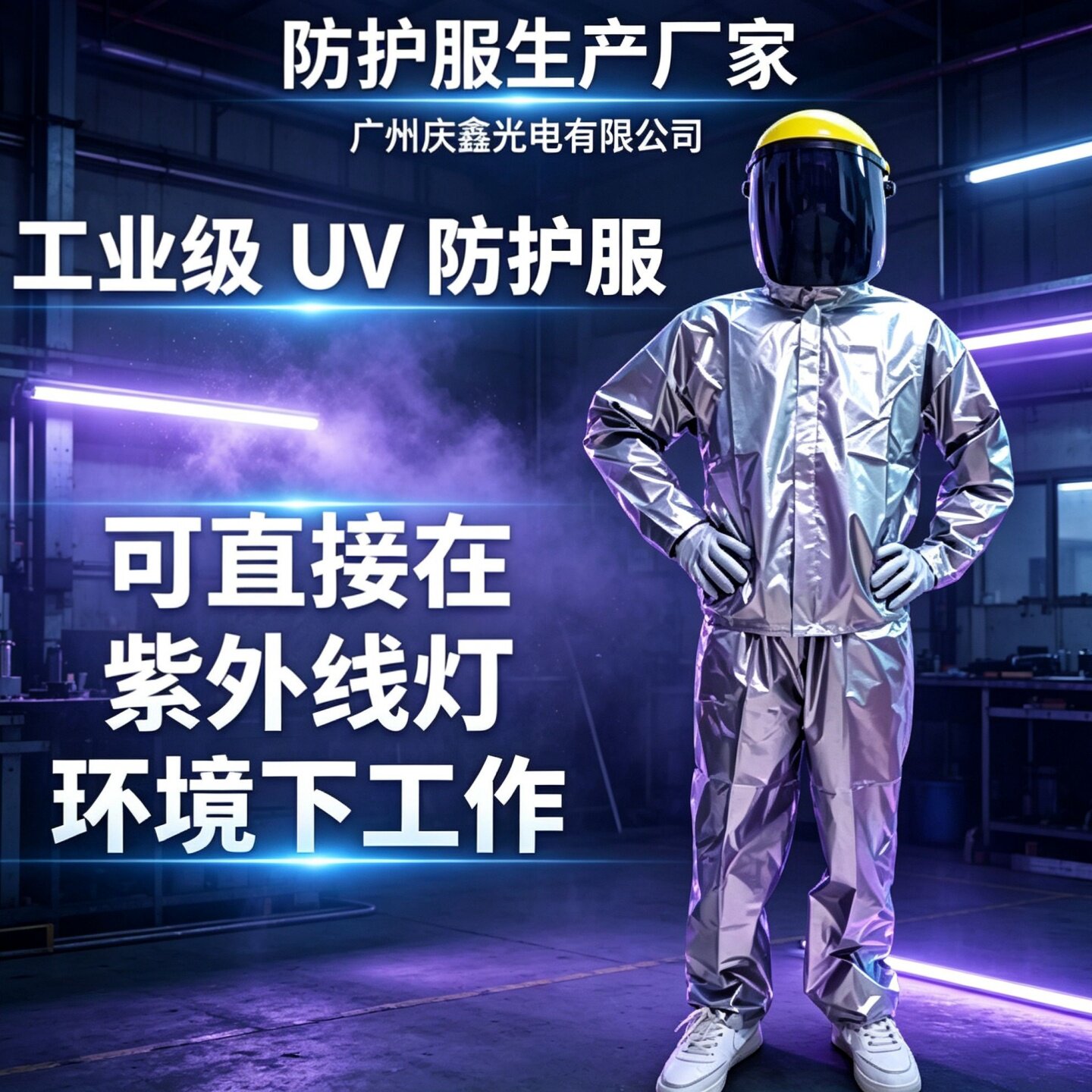 衣服辐射紫外线固化灯管防护服