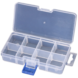 零件盒分类箱电子元器件收纳盒带盖螺丝盒子烙铁头收纳盒DIY收纳