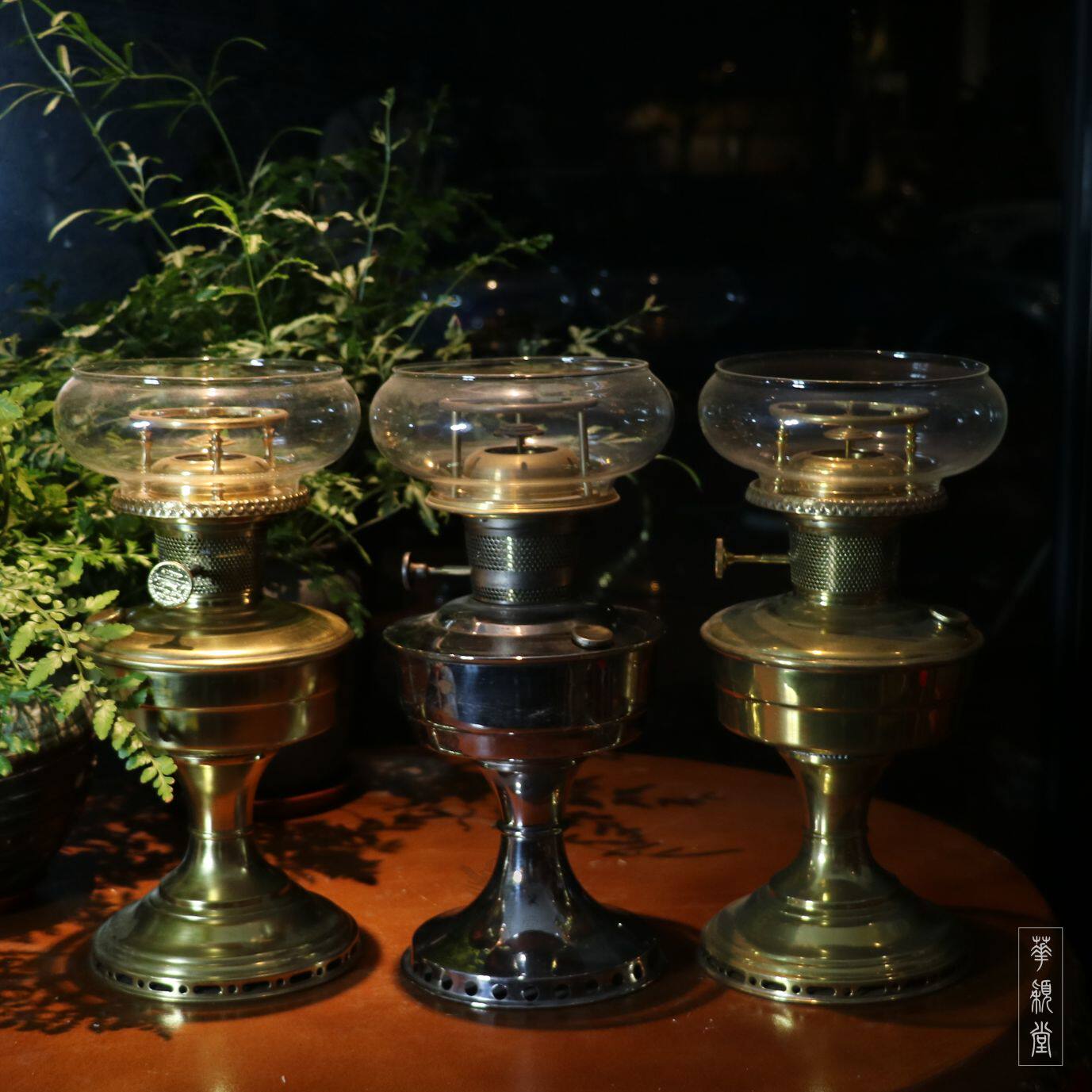 华颖堂收藏品工夫茶具茶道配件美国改装煮水泡茶空兰煤油炉空气灯