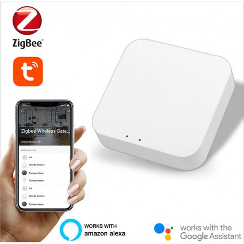 Tuya涂鸦智能 zigbee网关智能家居控制中心mini无线网关跨境热销