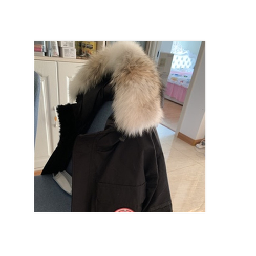 订做大鹅毛领加拿大羽绒服郊狼毛领单卖更换01飞行员08远征狼毛领