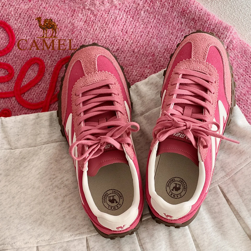 骆驼女鞋德训鞋运动板鞋