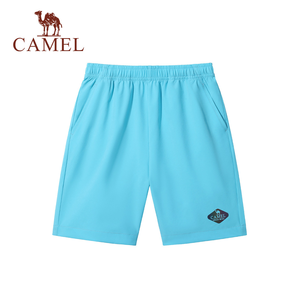小骆驼男童运动短裤凉感夏季2026新款速干透气宽松户外儿童五分裤