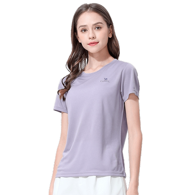 骆驼女装短袖T恤女士休闲运动