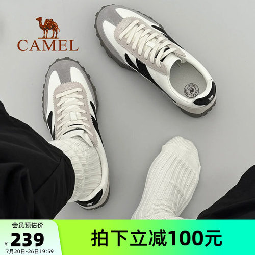 骆驼德训鞋运动板鞋女鞋