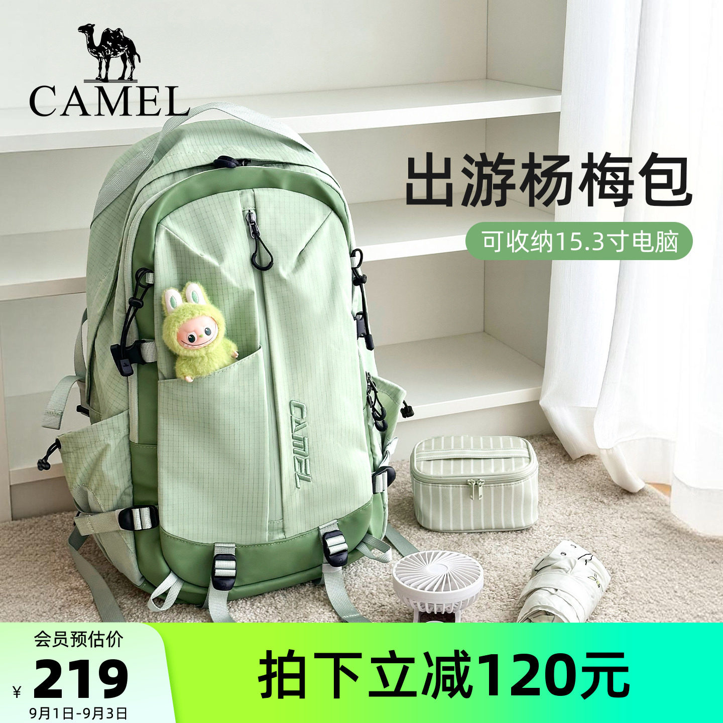 【超多分区丨22L】旅游电脑背包图片