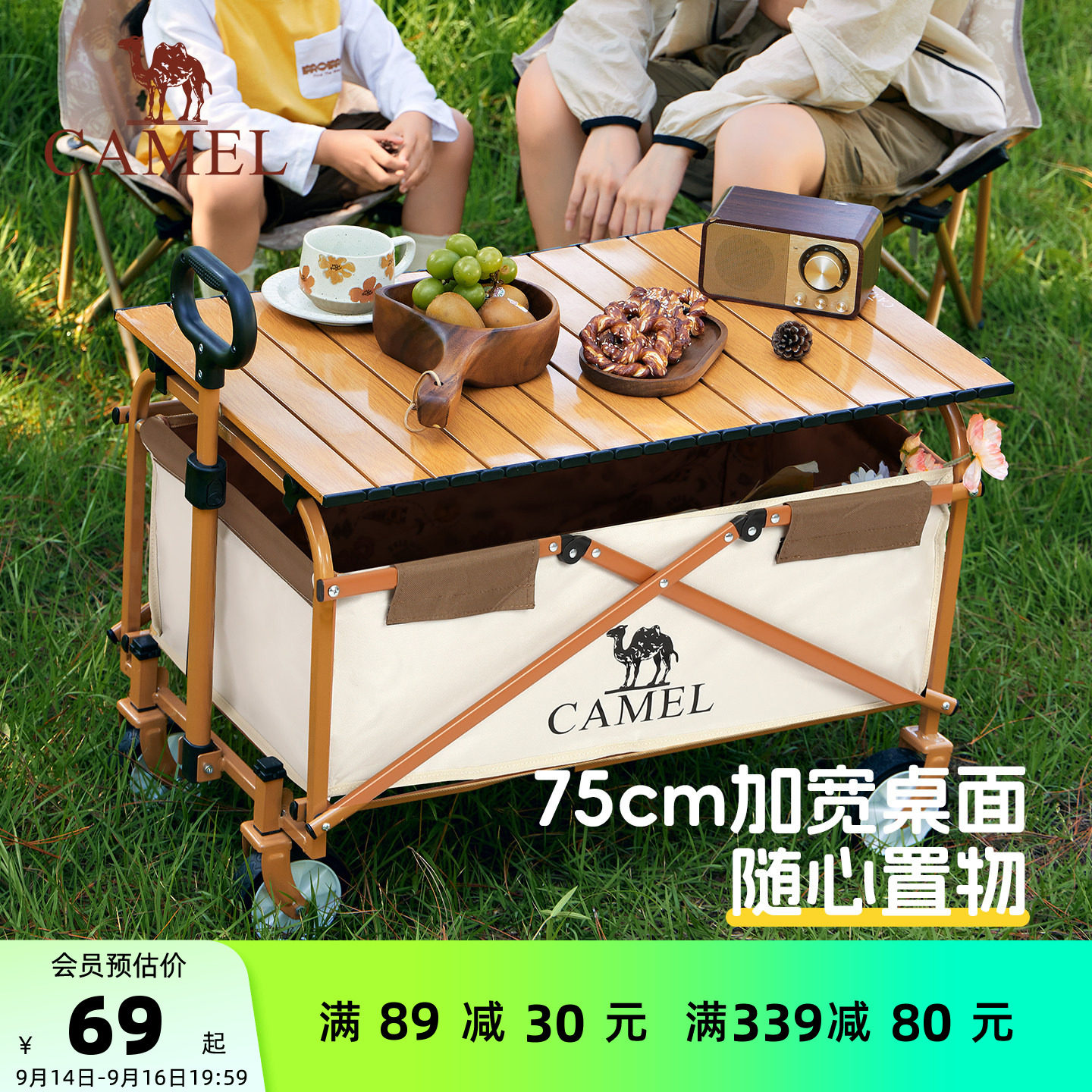 camel露营车便携桌板可折叠图片