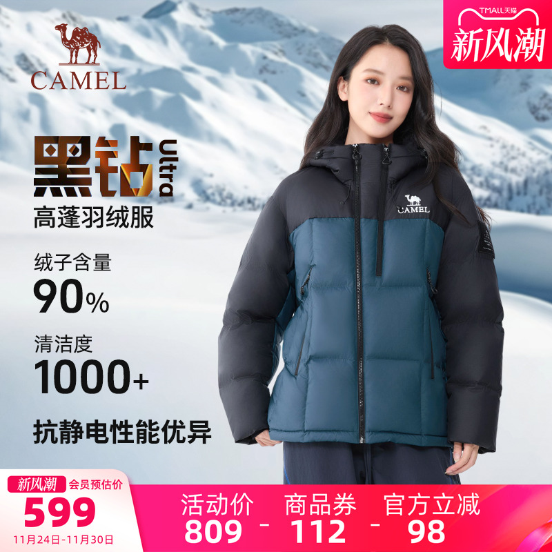 【迪丽热巴同款】骆驼面包羽绒服