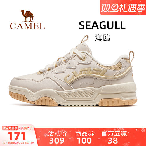 骆驼海鸥运动鞋女款2025秋冬新款鞋子女鞋防滑透气休闲鞋板鞋女士