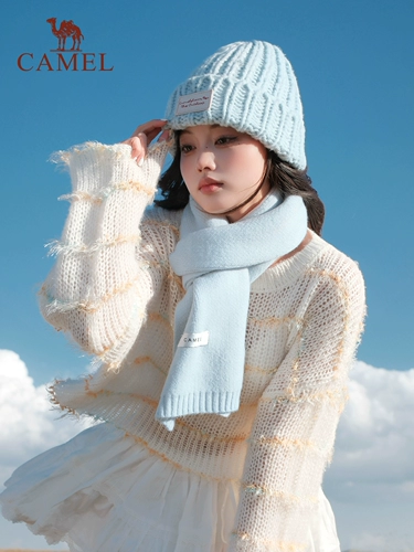 Универсальный удерживающий тепло трикотажный шарф, изысканный стиль