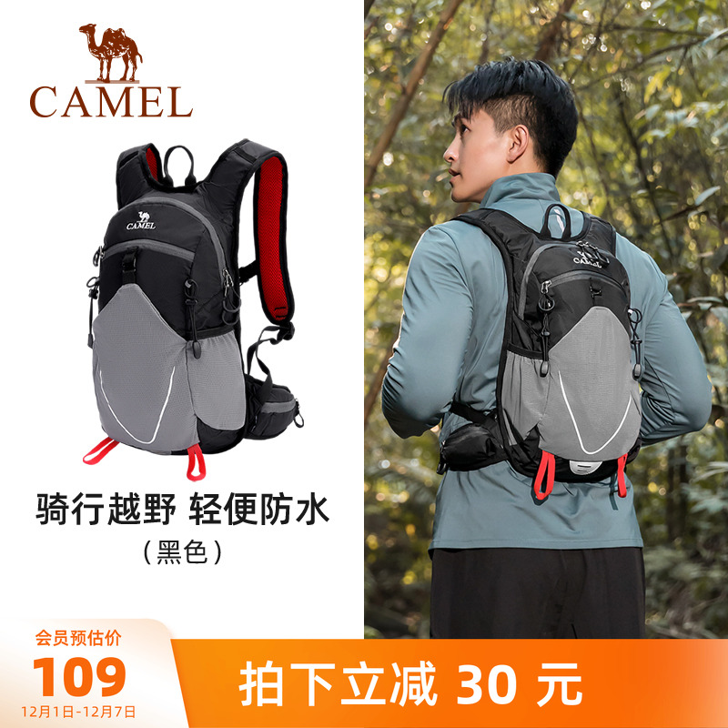 轻便运动书包骆驼双肩背包