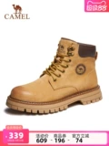 【Та же модель Wang Junkai】 Camel Martin Boots Мужские осень 2025 г. Новые большие желтые ботинки Женские ретро -ретро -рабочие ботинки
