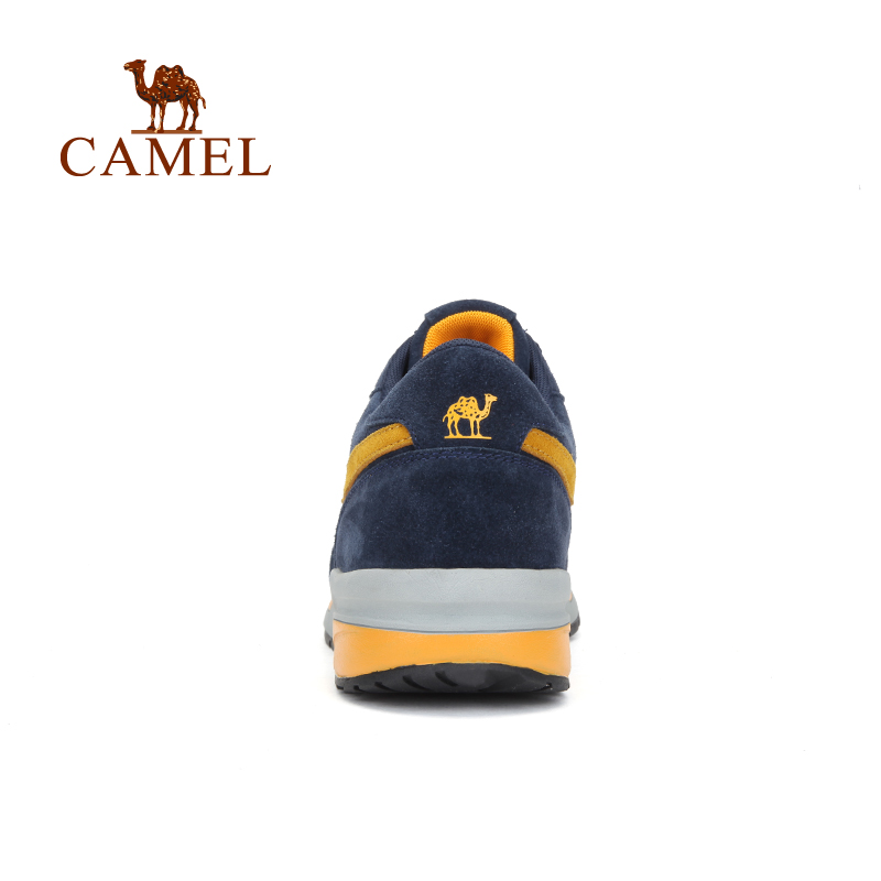 Chaussures imperméables en suède CAMEL - Ref 1062596 Image 3