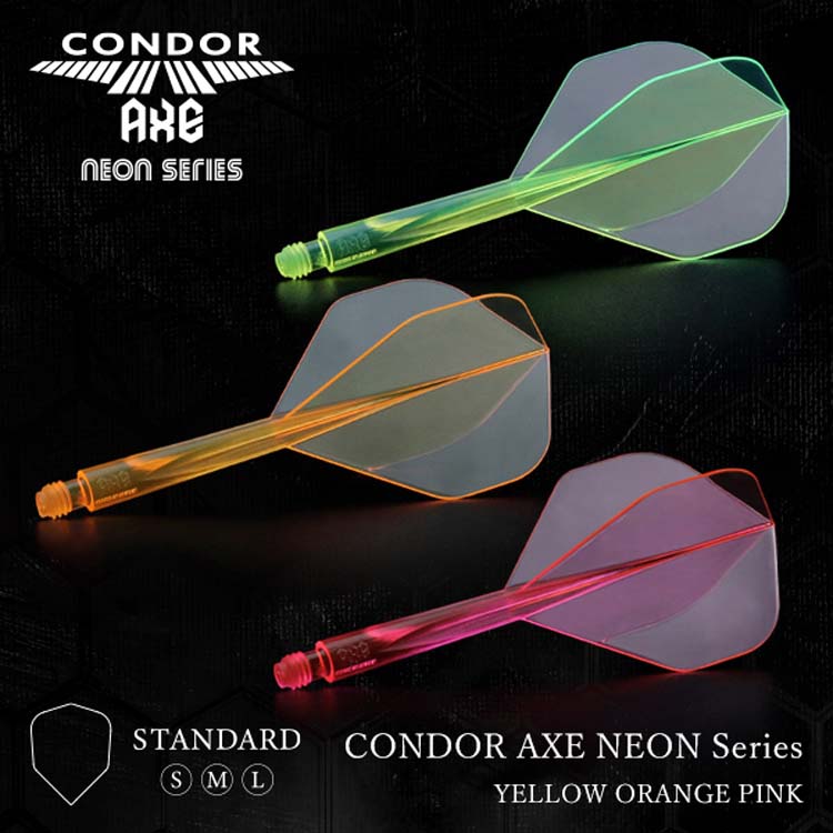 CONDOR AXE NEON STANDARD神鹰大方形一体荧光飞镖翼飞镖尾翼镖叶 运动/瑜伽/健身/球迷用品 镖翼/尾翼 原图主图