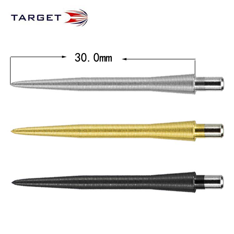 TARGET STORM系列细纹路防滑飞镖针黑色金色原色飞镖针