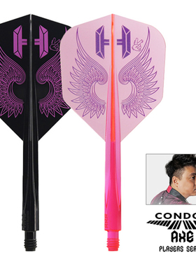CONDOR AXE FLAP WINGS Hugo Leung香港镖手梁文洛小方形硬飞镖翼