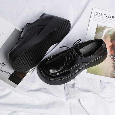 果糖铺子复古英伦风小女鞋厚底