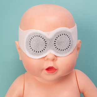 一次性硅胶遮光眼罩宝宝照红蓝光眼罩新生婴儿防蓝光眼罩