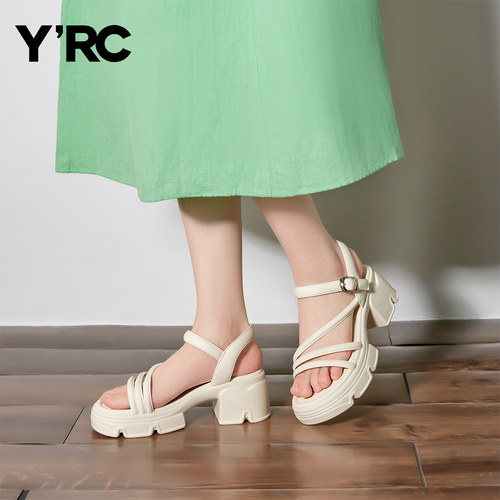YRC凉鞋女上班不累脚2025新款