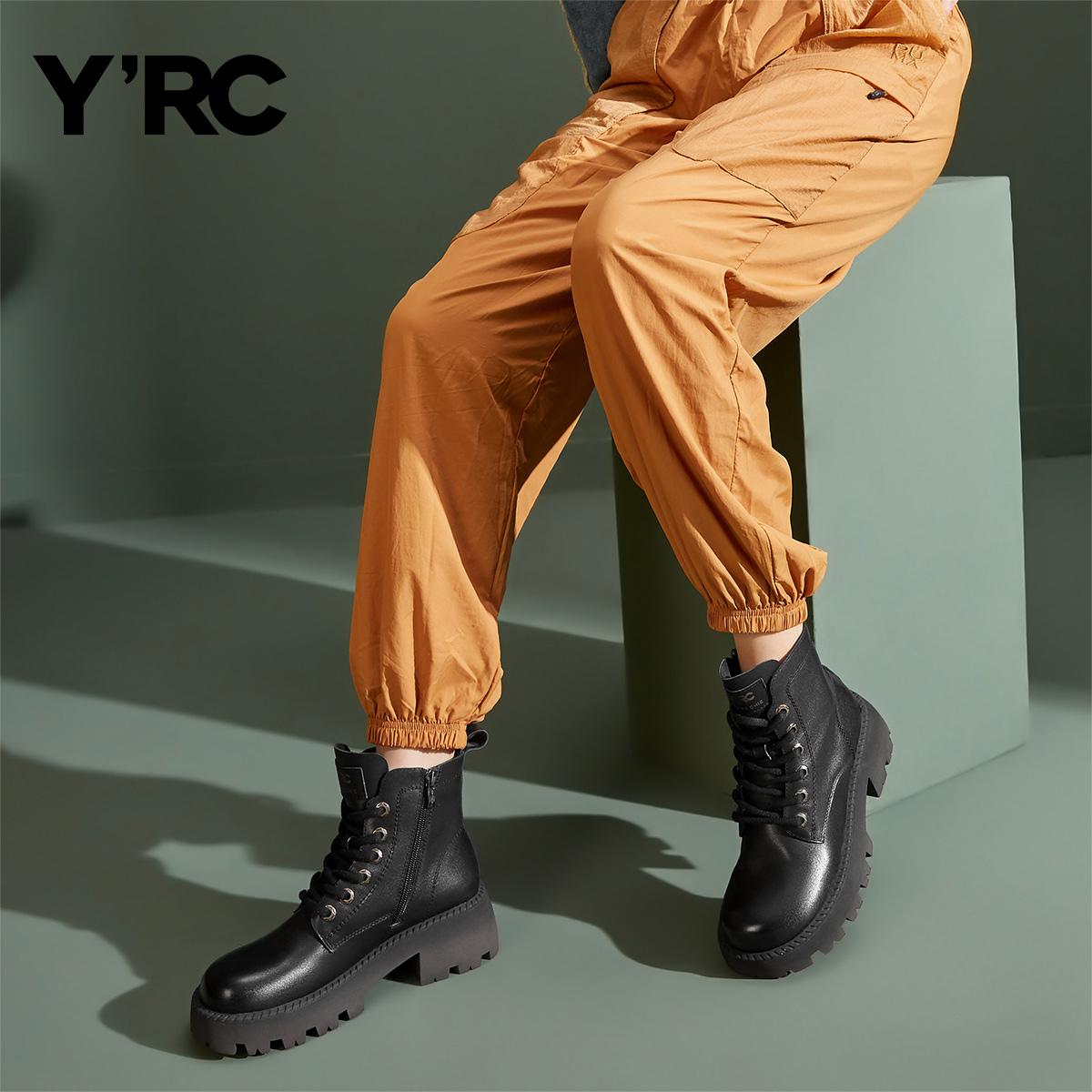 新款英伦风复古短靴马丁靴