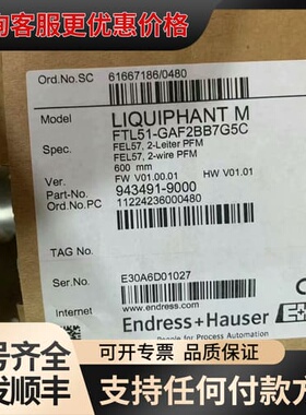 议价E+H恩德斯豪斯FTL51 FTL51-GAF2BB7G5C可维修