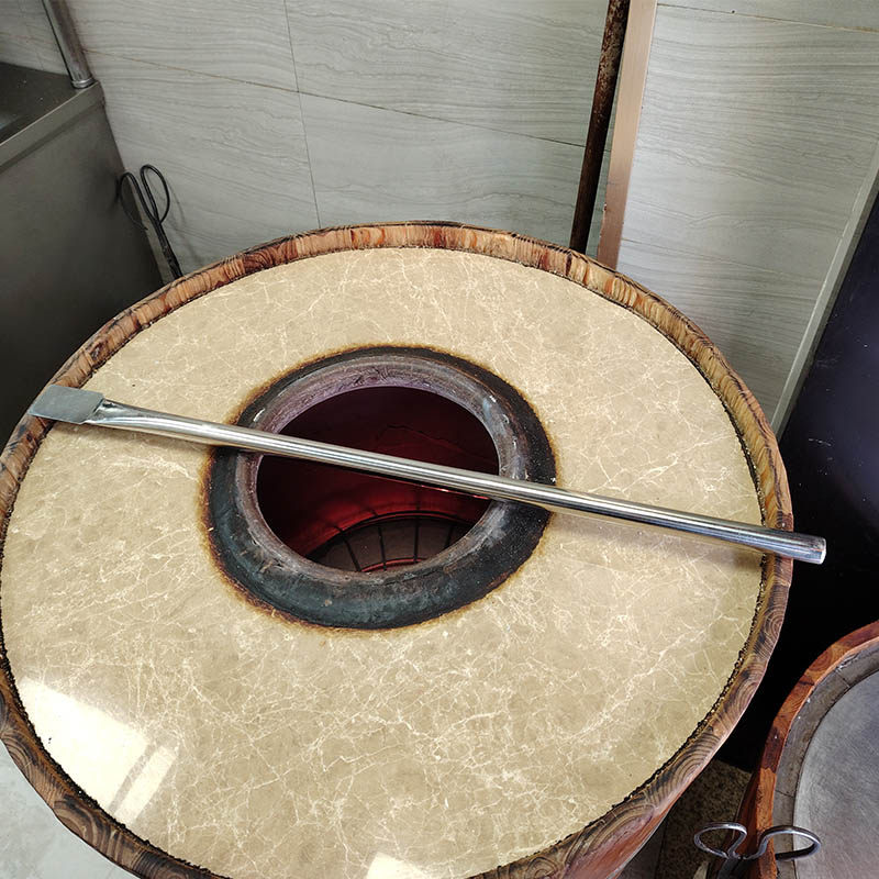 烧饼炉摆摊商用烤饼炉配件工具不锈钢铲子炉内清洁刷子小烤饼漏勺