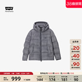 男士 s李维斯冬季 保暖绅士风连帽羽绒服外套002ND Levi 商场同款