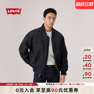 s李维斯26年春夏新款 商场同款 Levi 飞行员夹棉夹克005AL 男士