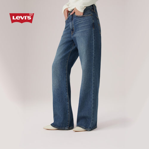 李维斯女士BAGGY宽松微喇牛仔裤