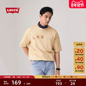 宽松水洗休闲做旧短袖 T恤003N6 s李维斯男士 美式 商场同款 Levi